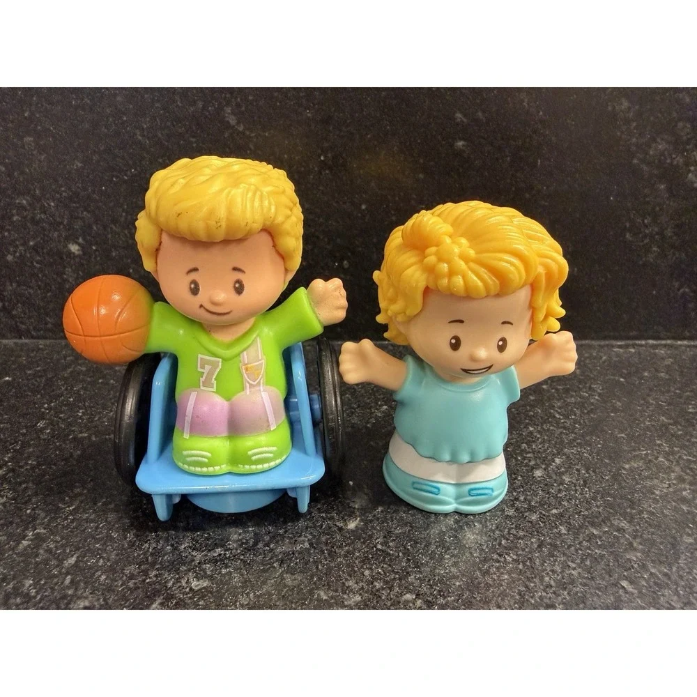 Fisher‎ Price Little People Lot Batman Robin DC + Mixed Figures 6 Pc